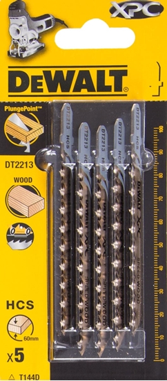 Изображение Dewalt Brzeszczoty XPC uchwyt T 5szt. - DT2213