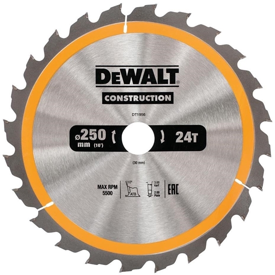 Picture of Dewalt Pia tarczowa 250x30mmx24z - DT1956-QZ