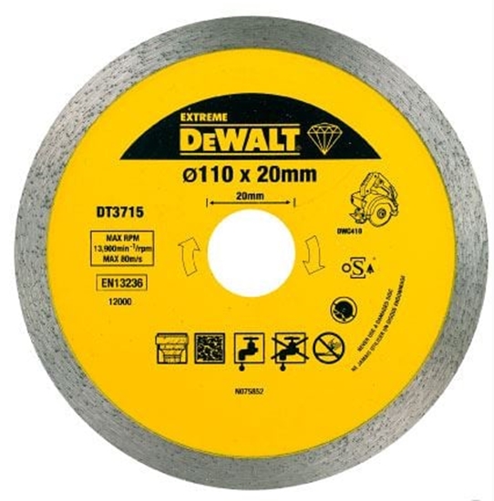 Picture of Dewalt Tarcza diamentowa 110x20mm (DT3715)
