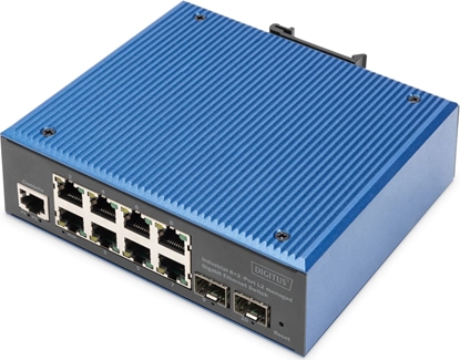 Picture of Digitus Industrial 8+2 -Port L2 managed Gigabit Ethernet Switch