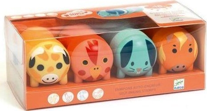 Изображение Djeco Djeco - stempelki dla maluchów - zwierzta z farmy