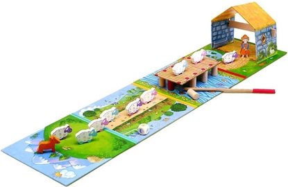 Attēls no Djeco Gra planszowa Hop! Hop! Hop! Pastuszek i Owce