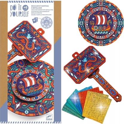 Attēls no Djeco Zrób to sam - Tarcza i motek - Jak wiking