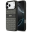 Attēls no DKNY DKNY Repeat Texture Pattern with Tonal Stripe Case for iPhone 17 Pro Max - Black