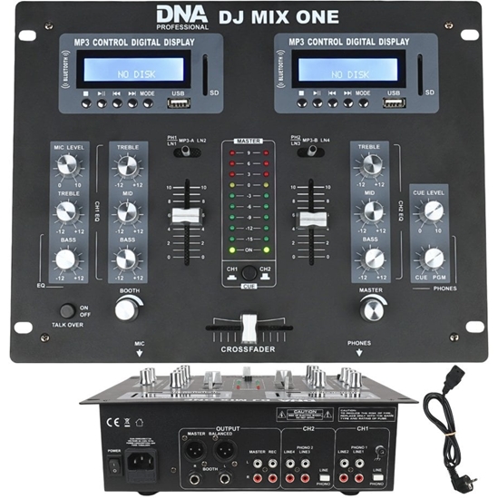 Изображение DNA DJ MIX ONE analogowy mikser dwiku stereo Blu