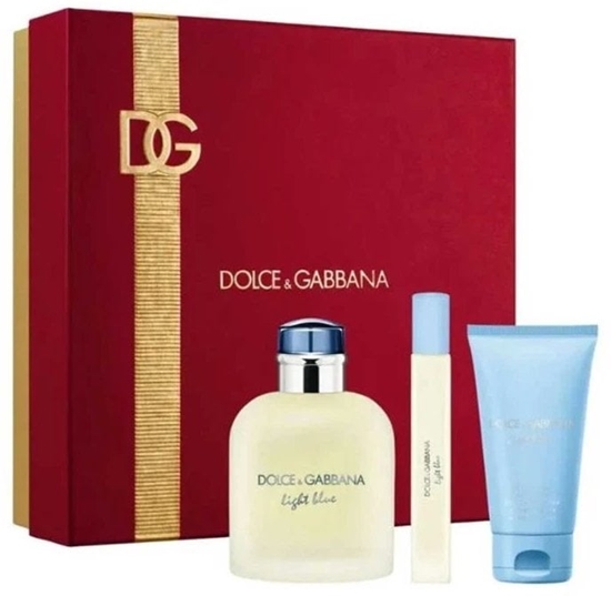Picture of Dolce & Gabbana Light Blue Pour Homme el Pod Prysznic 50Ml Minaturka 10Ml Woda Toaletowa 125Ml