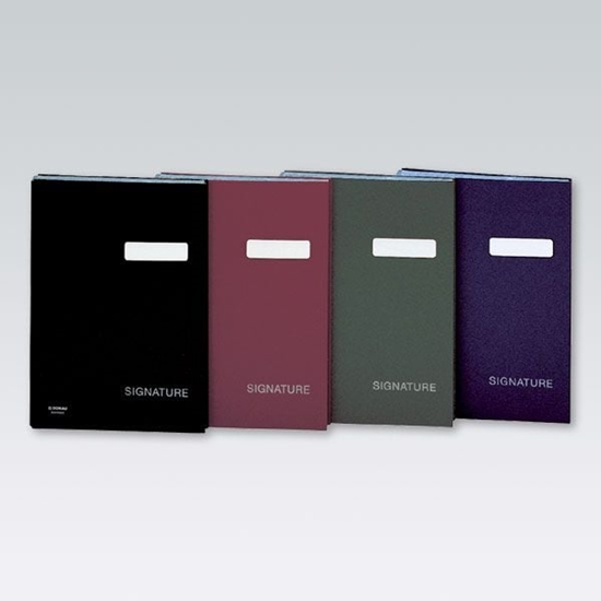 Picture of Donau TECZKA DO PODPISU DONAU, KARTON/PP, A4, 450GSM, 20-PRZEGR., CZARNA 8690001-01