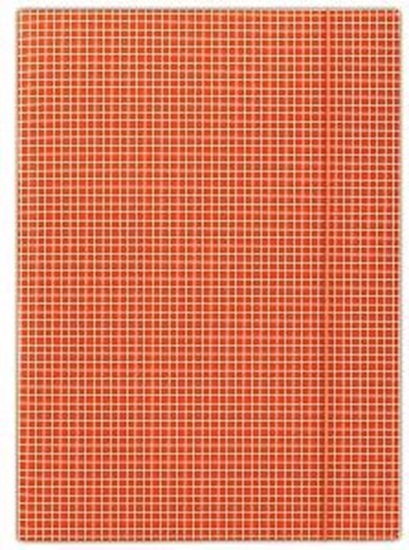 Picture of Donau Teczka z gumkÄ A4 w kratkÄ pomaraczowa