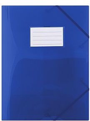 Attēls no Donau Teczka z gumkÄ A4 z kieszonkÄ niebieska