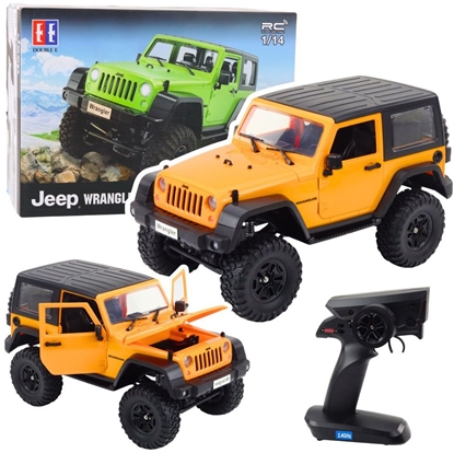 Изображение Double Eagle Auto Terenowe Zdalnie Sterowane RC Jeep Wrangler Rock Crawler Pomaraczowy 1:14