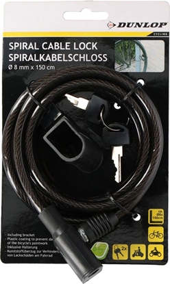 Attēls no Dunlop Zapicie rowerowe 8mmx150cm na klucz czarne (56375)