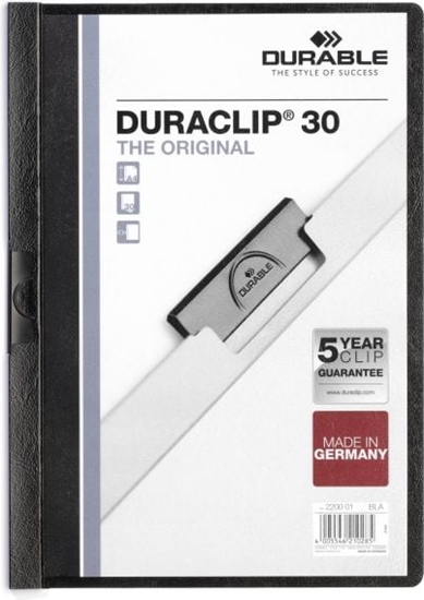 Picture of Durable Skoroszyt Zaciskowy A4 / 30 kartek Czarny