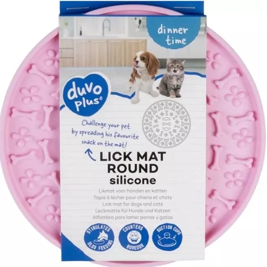 Изображение Duvo+ Mata / Lizawka okrga róowa 15x15x1cm