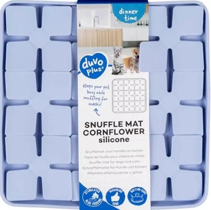 Изображение Duvo+ Mata wchowa silikonowa CORNFLOWER 20x20x2cm Fioletowy
