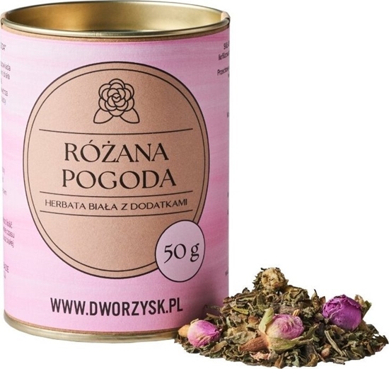 Picture of Dworzysk Herbata biaa sypana Róana Pogoda 50g