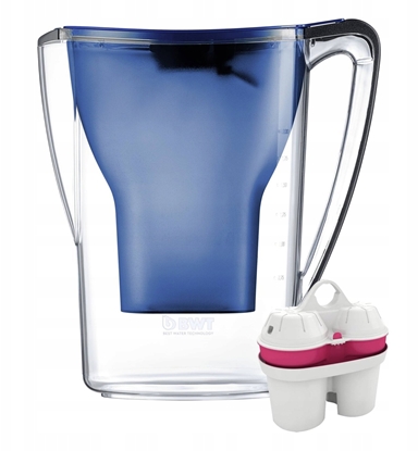 Изображение Dzbanek filtrujcy BWT Dzbanek filtrujcy wod Aqualizer Home 2.7L Niebieski - rczny z wkadem Mg2+