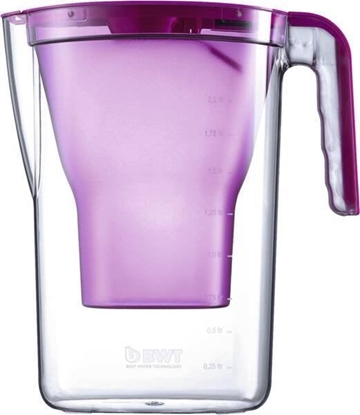 Изображение Dzbanek filtrujcy BWT Dzbanek filtrujcy wod Vida 2.6 l Róowy + 3 wkady magnezowe