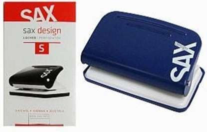 Attēls no Dziurkacz SAX 218 12 kartek Niebieski (WIKR-987643)