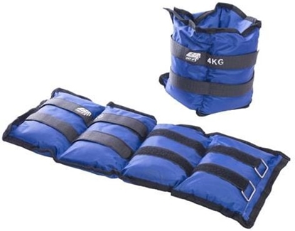 Picture of Eb Fit Obcienia na rzep 2x 4 kg niebieskie