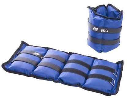 Picture of Eb Fit Obcienia na rzep 2x 5 kg niebieskie