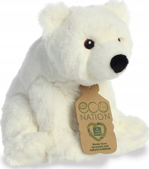 Picture of ECO NATION AURORA Eco* Nation Plush Polar Bear, 24 cm