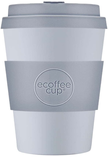 Изображение Ecoffee cup Kubek na wynos Eco*ffee Cup Solid Colours Glittertind 350ml - Srebrny