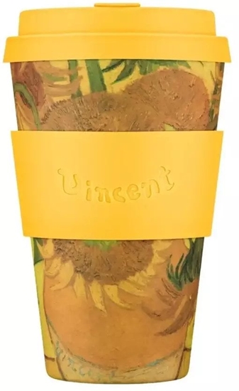 Изображение Ecoffee cup Kubek na wynos Ecoffee Cup* Van Gogh Museum Sunflowers 400ml - Soneczniki