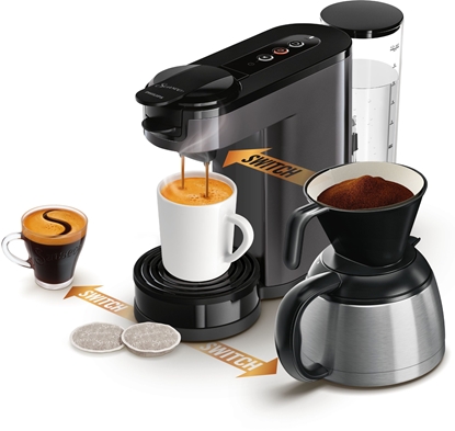 Attēls no Ekspres na kapsuki Senseo ekspres do kawy Ekspres do kawy na strczki 1 l