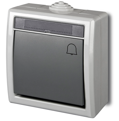 Picture of Elektro-Plast cznik natynkowy Aquant dzwonek szary (1205-10)