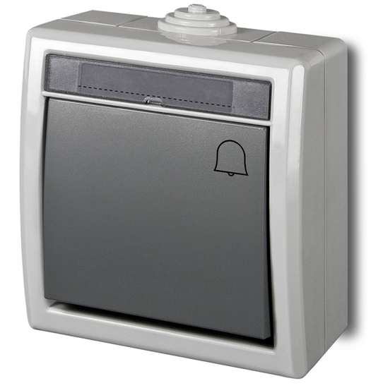 Picture of Elektro-Plast cznik natynkowy Aquant dzwonek szary (1205-10)