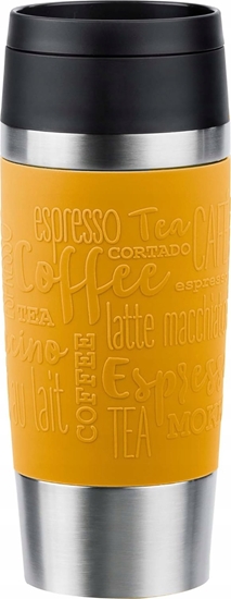 Picture of Emsa Emsa TRAVEL MUG Classic thermal mug (yellow/stainless steel, 0.36 liters)