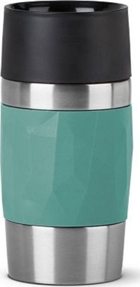 Picture of Emsa Emsa TRAVEL MUG Compact thermal mug (petrol/stainless steel, 0.3 liters, screw cap)