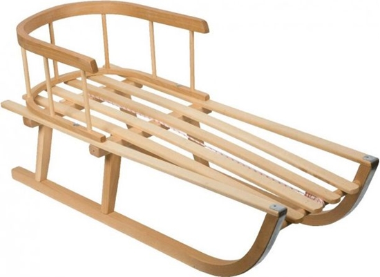 Picture of Enero Sanki drewniane z oparciem Nina