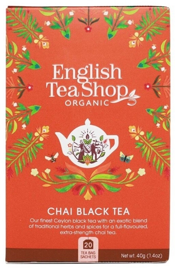 Picture of English Tea Shop Herbata czarna Chai Black Tea 20x2g