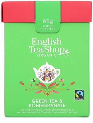 Picture of English Tea Shop Herbata zielona Green Tea & Pomegranate 80g