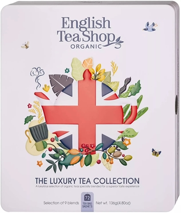 Picture of English Tea Shop Zestaw herbat Union Jack Tea Collection - 72 saszetki w metalowej puszce