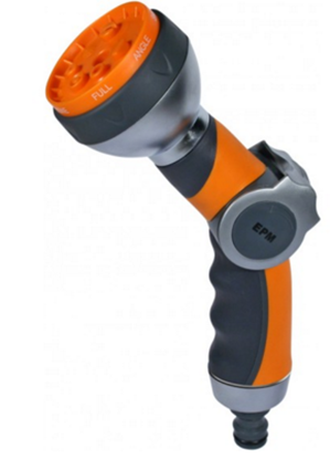 Изображение EPM Zraszacz pistoletowy 7-funkcyjny SOFT SILVER - E-200-0241