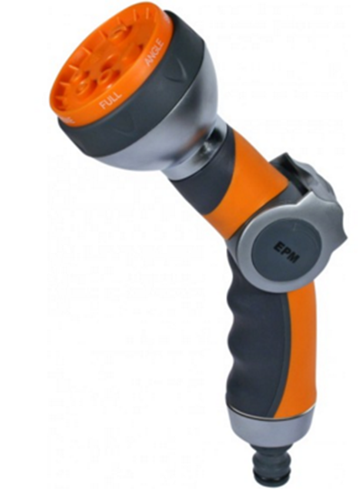 Изображение EPM Zraszacz pistoletowy 7-funkcyjny SOFT SILVER - E-200-0241