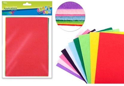 Изображение Euro Trade Ozdoba dekoracyjna arkusze filcu Craft with Fun - 291081