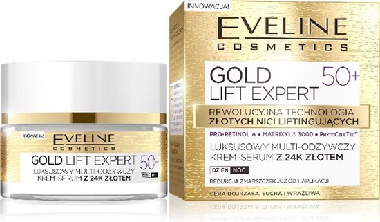 Picture of Eveline Gold Lift Expert 50+ Luksusowy multi-odywczy krem-serum z 24K zotem 50ml