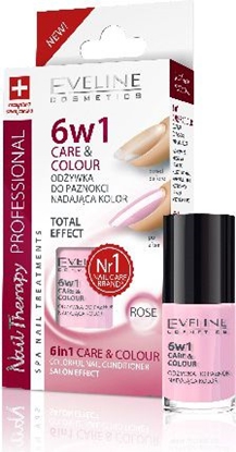 Picture of Eveline Nail Therapy Lakier odywka 6w1 Care & Colour Rose 5ml