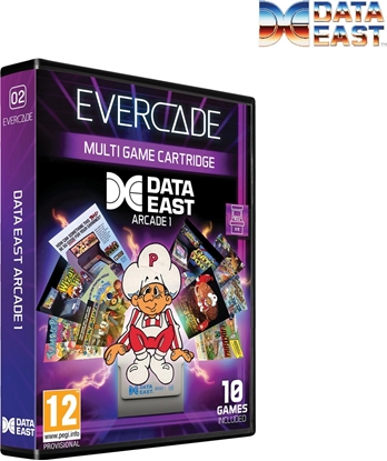 Attēls no EVERCADE A2 - Zestaw gier Data East Arcade 1