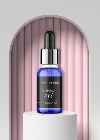 Picture of EXCELLENT PRO_Cuticle Oil oliwka do skórek i paznokci Coconut 10ml