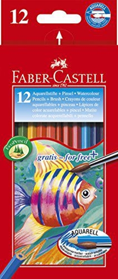 Picture of Faber-Castell Kredki Rybka z pdzelkiem (224487)