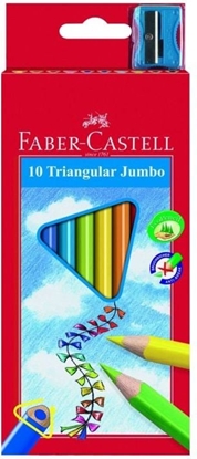 Picture of Faber-Castell Kredki TrjkÄtne Junior Grip 10 kolorw