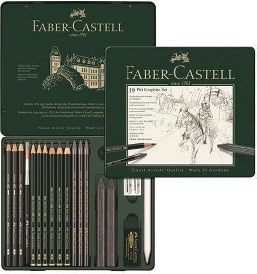 Picture of Faber-Castell Zestaw Pitt Monochrome redni
