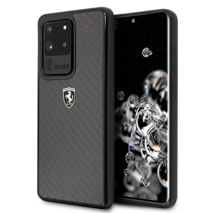 Picture of Ferrari Ferrari Carbon Heritage Case for Samsung Galaxy S20 Ultra - Black