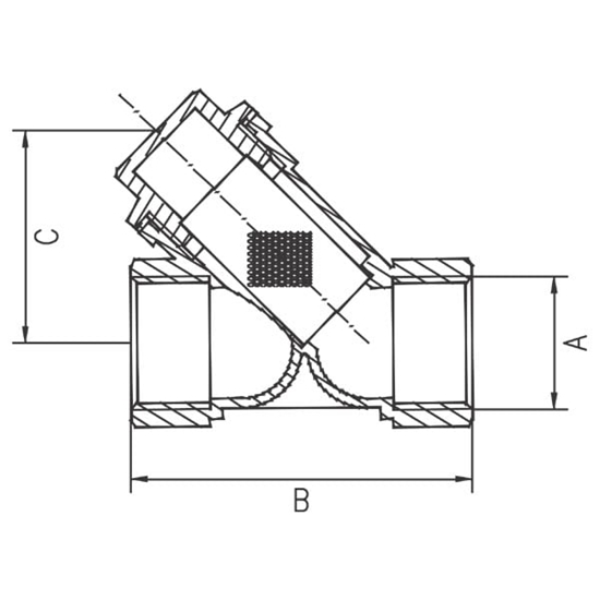Picture of Ferro Filtr osadnikowy do C.O. 3" F09