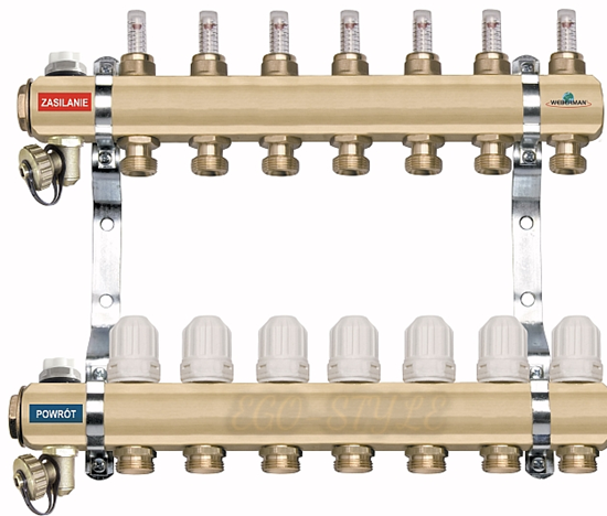 Picture of Ferro Rozdzielacz typ RZP1 3-drogowy 1" - RZP03S