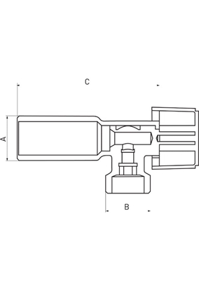 Picture of Ferro Zawór ktowy z motylkiem 1/2"x1/2"  (Z1212K)